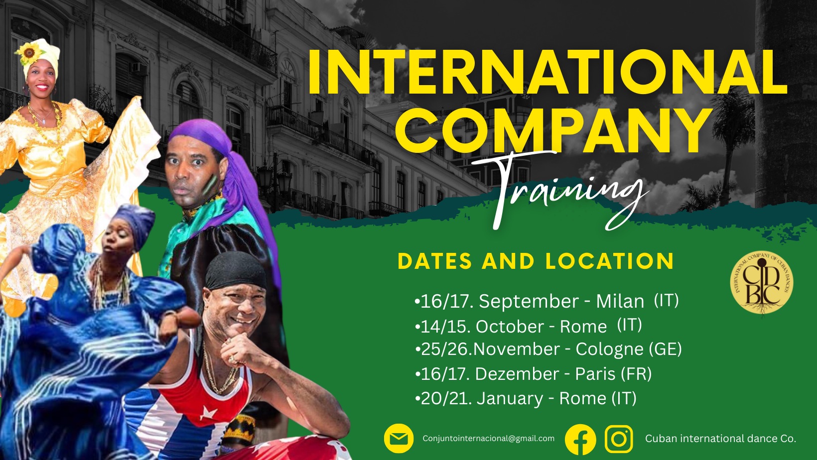 Training Session - International Company Of Cuban Dances