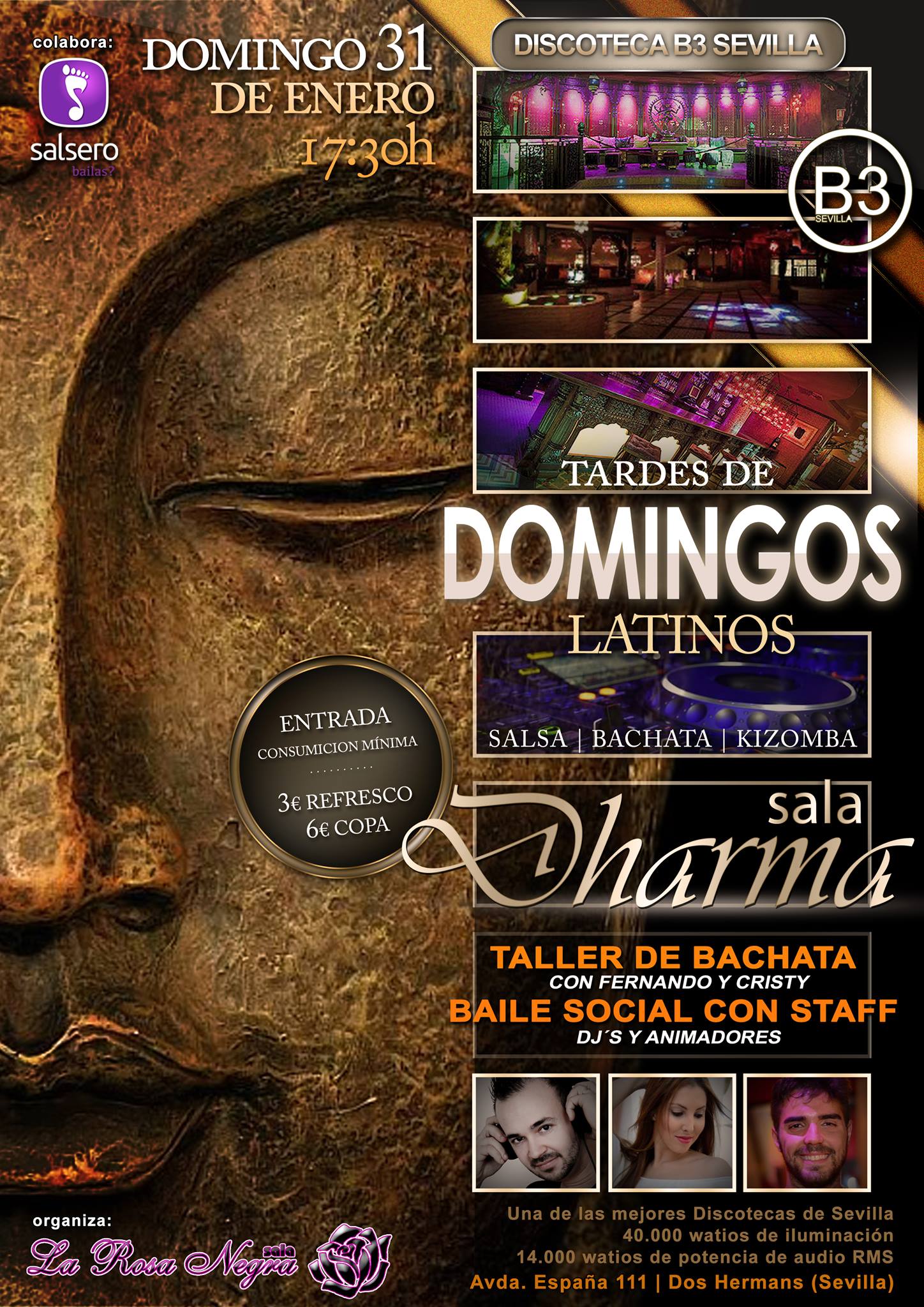 Domingos Latinos en B3 Sevilla