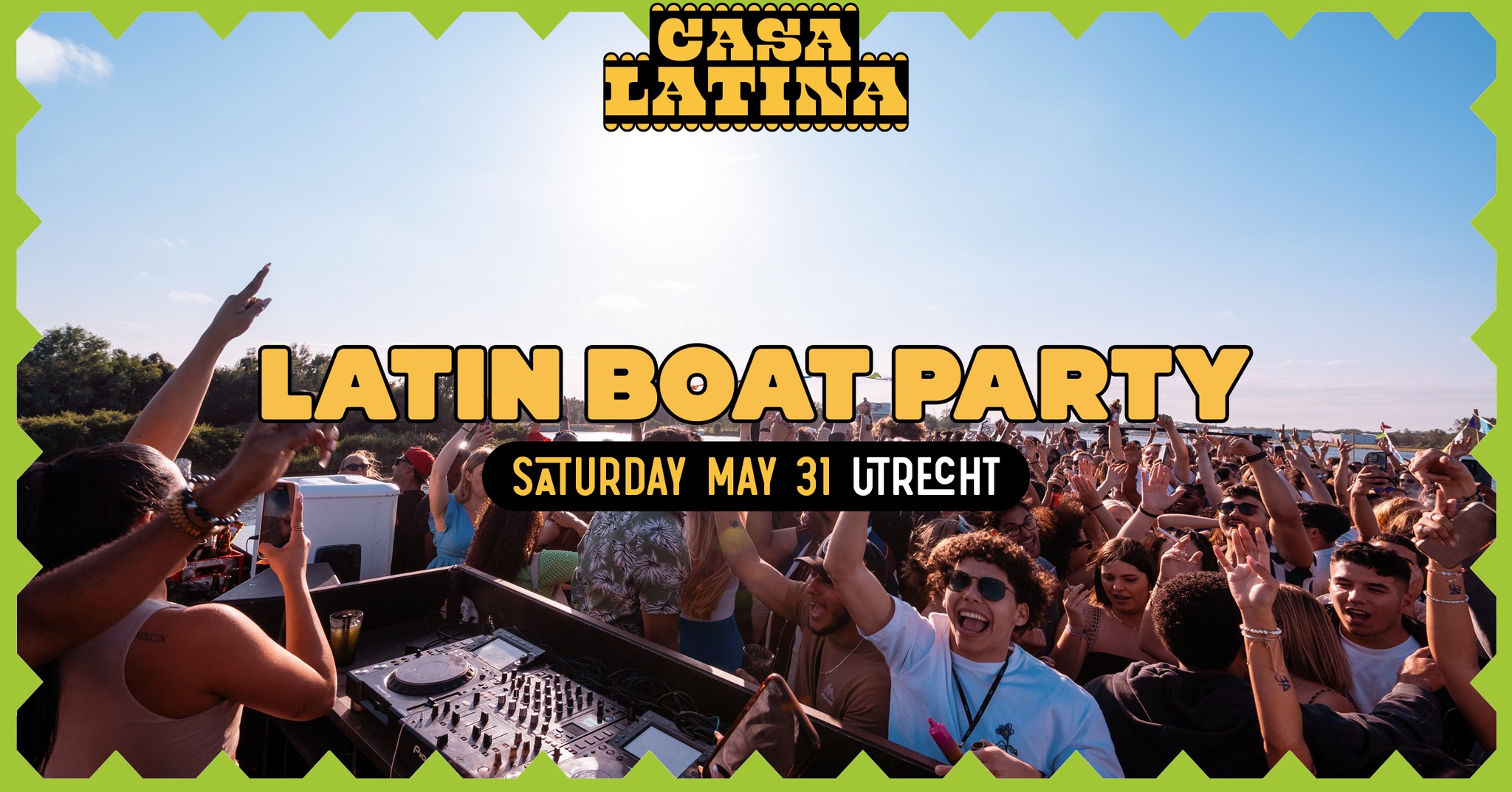 CASA LATINA BOAT PARTY UTRECHT SATURDAY MAY 31