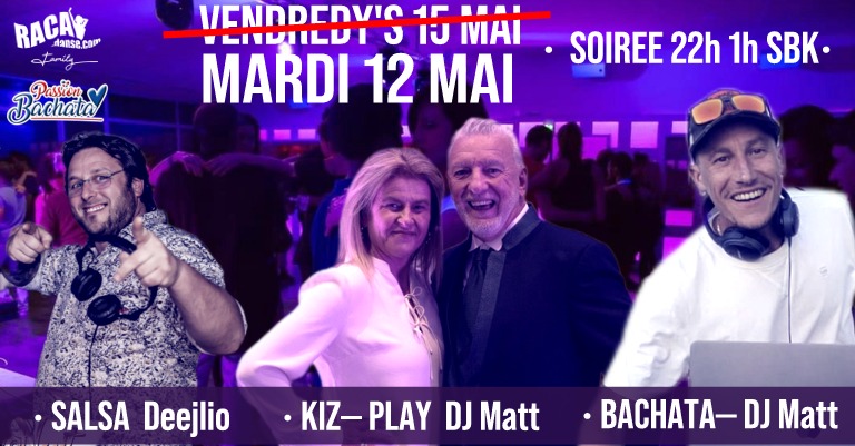 SOIREE MARDI 12 Mai SBK Annecy "à la place du 15 mai"