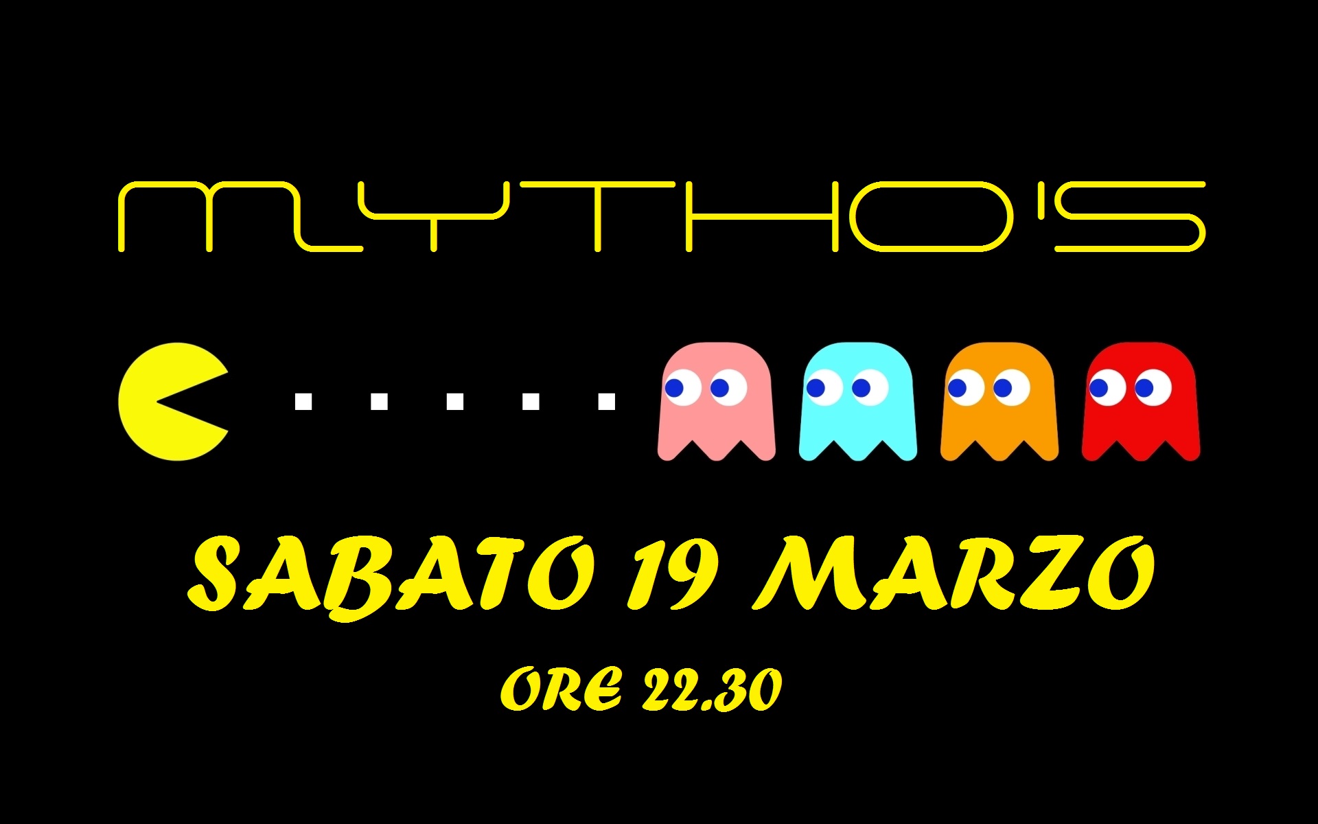 Sabato 19 Marzo MYTHO'S "La Febbre Del Sabato Sera"+"La Noche Latina"
