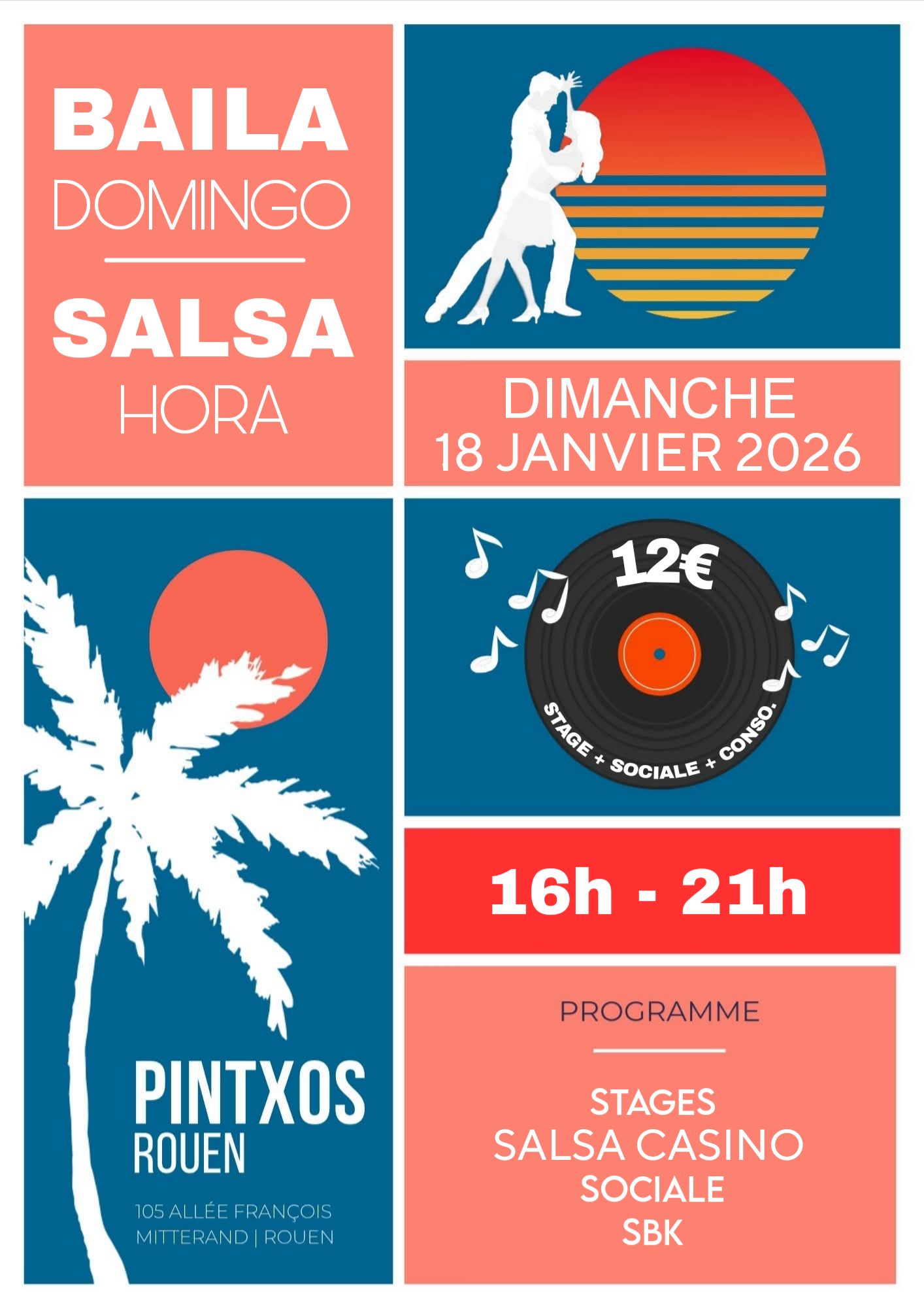 DOMINGO BAILE - JANVIER (Au PINTXOS ROUEN)