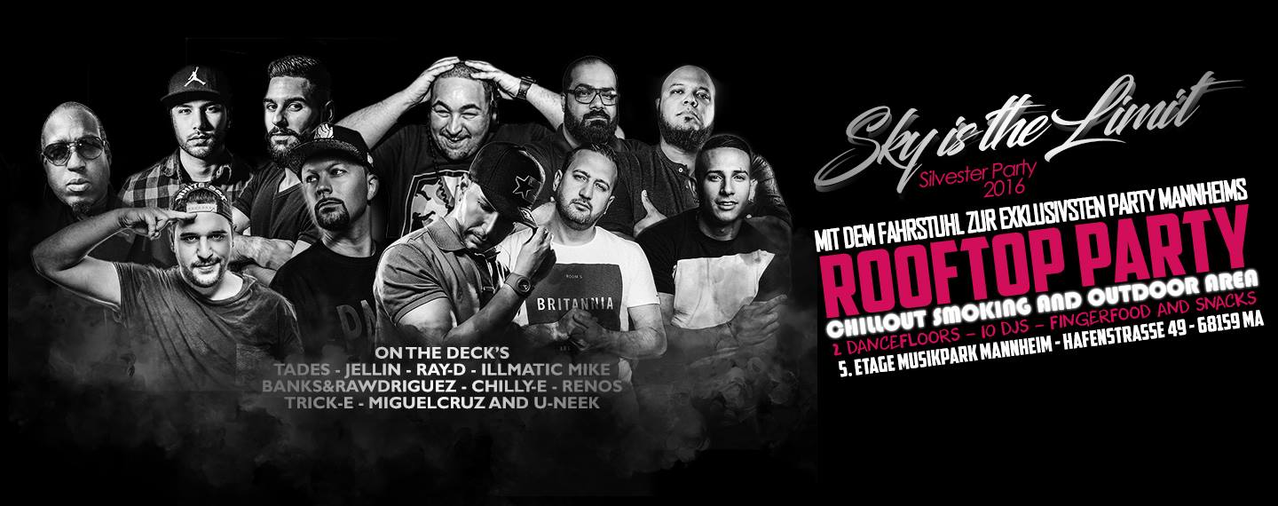Soul Vibes "Sky is the Limit" Silvester Rooftop Party