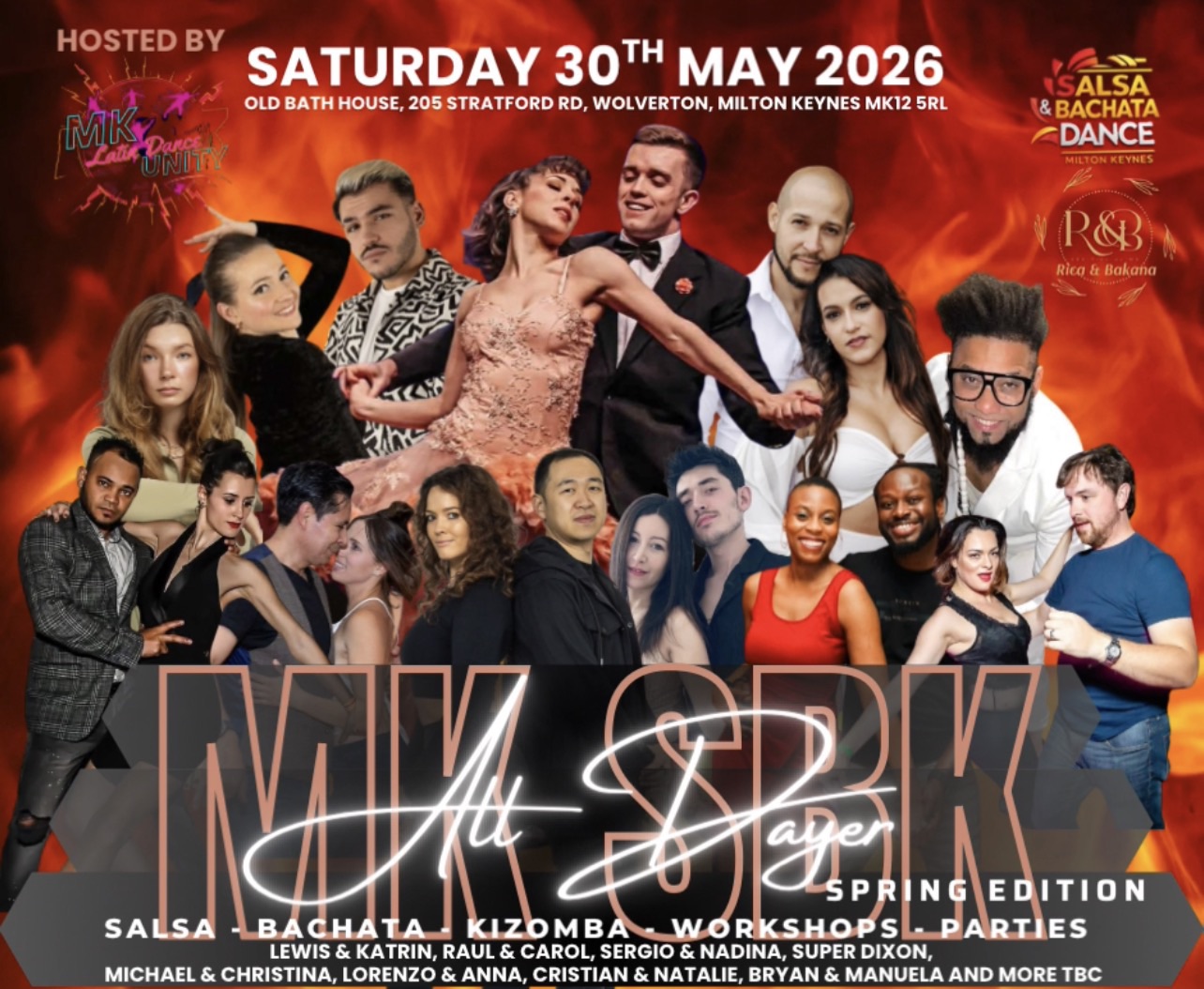 Milton Keynes Salsa - Bachata - Kizomba All Dayer (Spring Edition)