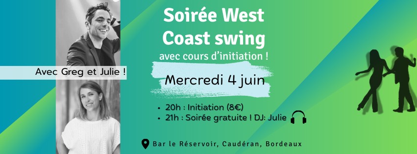Initiation danse West coast swing et soirée GRATUITE !