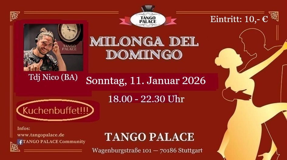 MILONGA DEL DOMINGO im TANGO PALACE