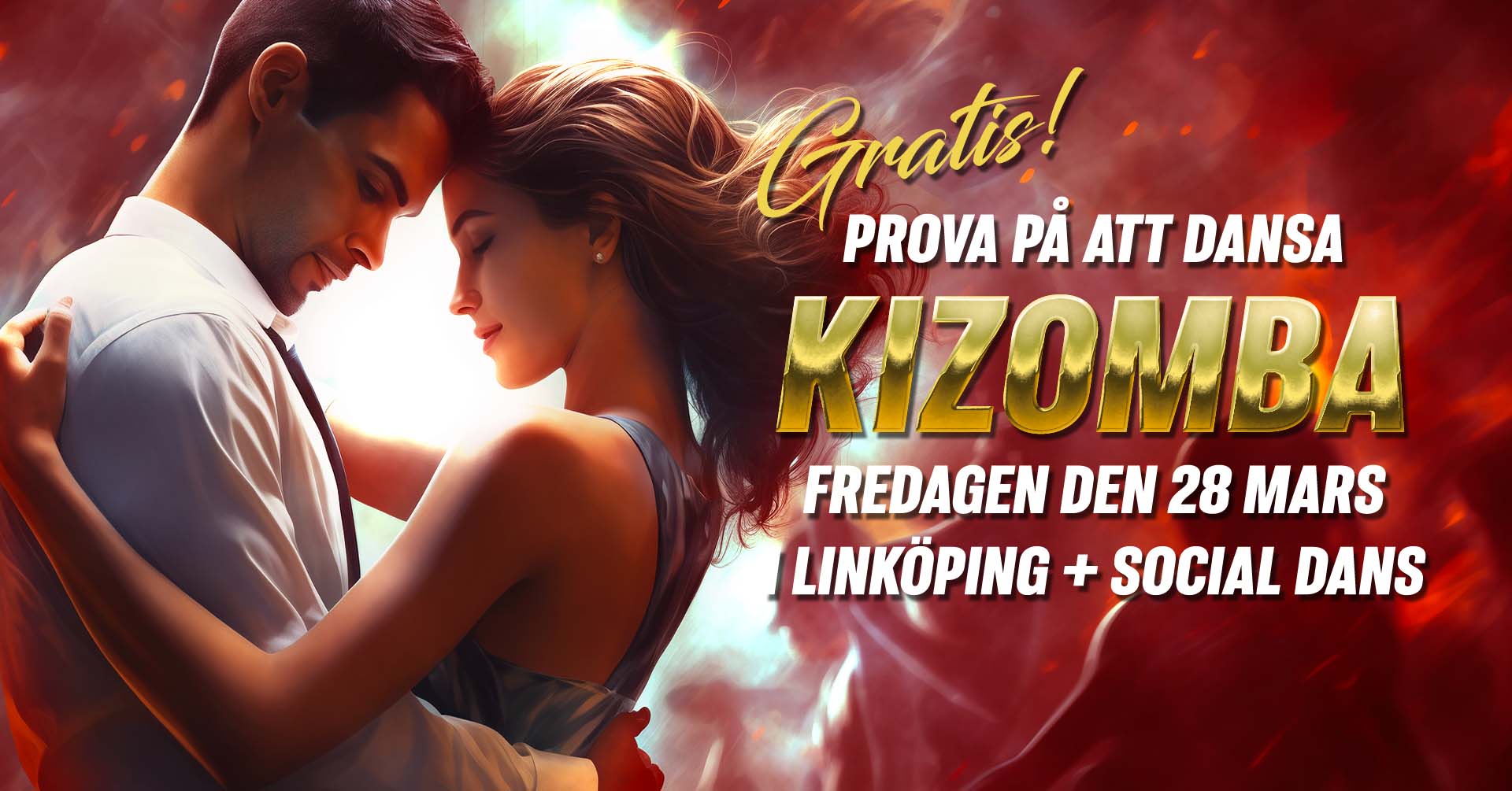 ๐ฅGRATIS๐ฅ prova pรฅ KIZOMBA i Linkรถping + Social Dans (SaBaKi)