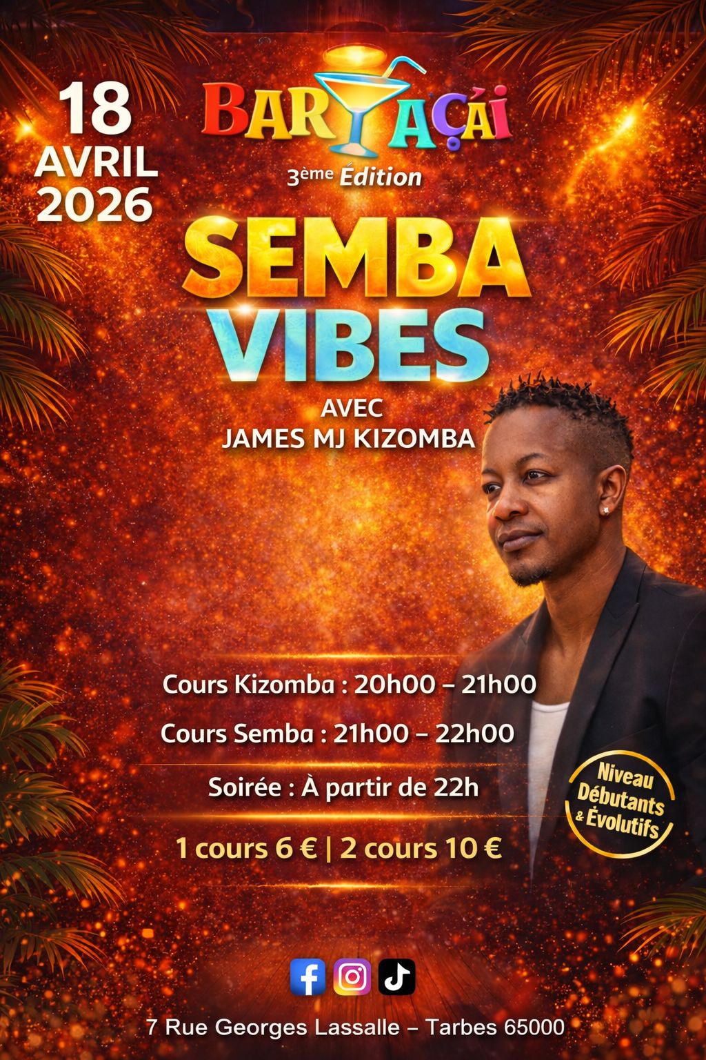🔥 SEMBA VIBES 3ème Édition 🔥 100% Kizomba & Semba