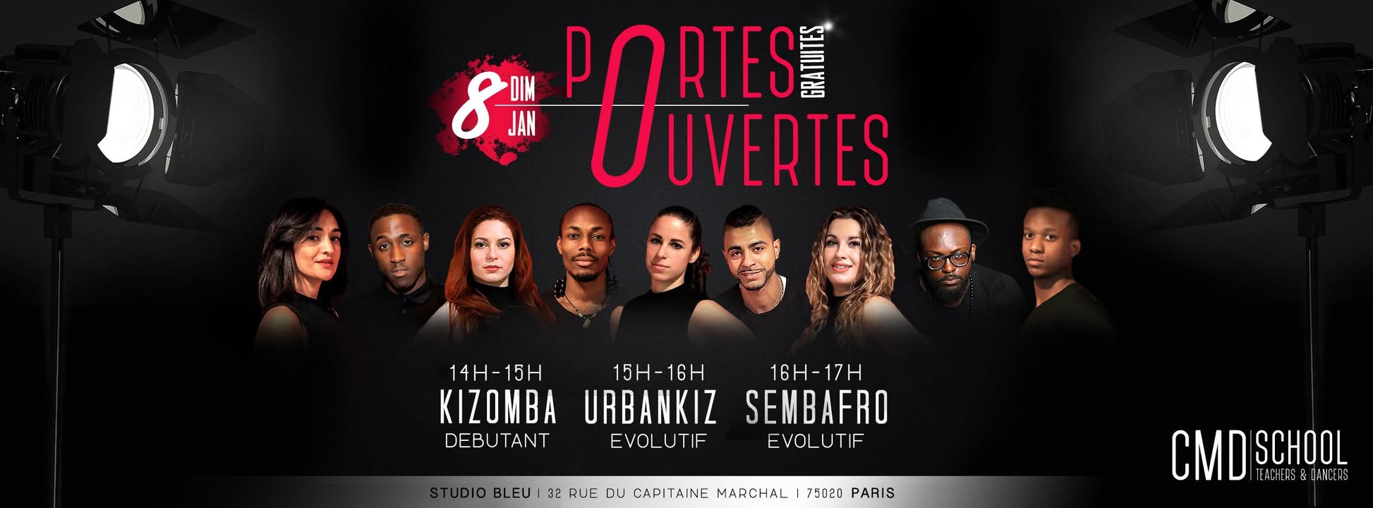 Portes Ouvertes Gratuites CMD Dimanche 8 Janvier