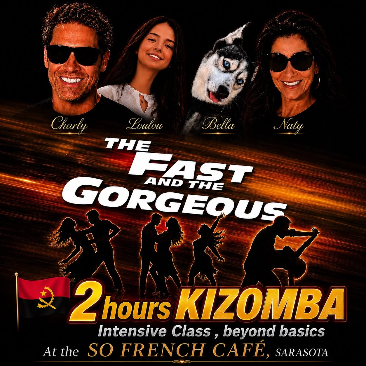 ✍️🇦🇴 KIZOMBA WORKSHOP Intensive class (2h) !