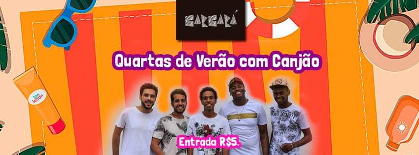 Quartas de verão com Grupo Canjão