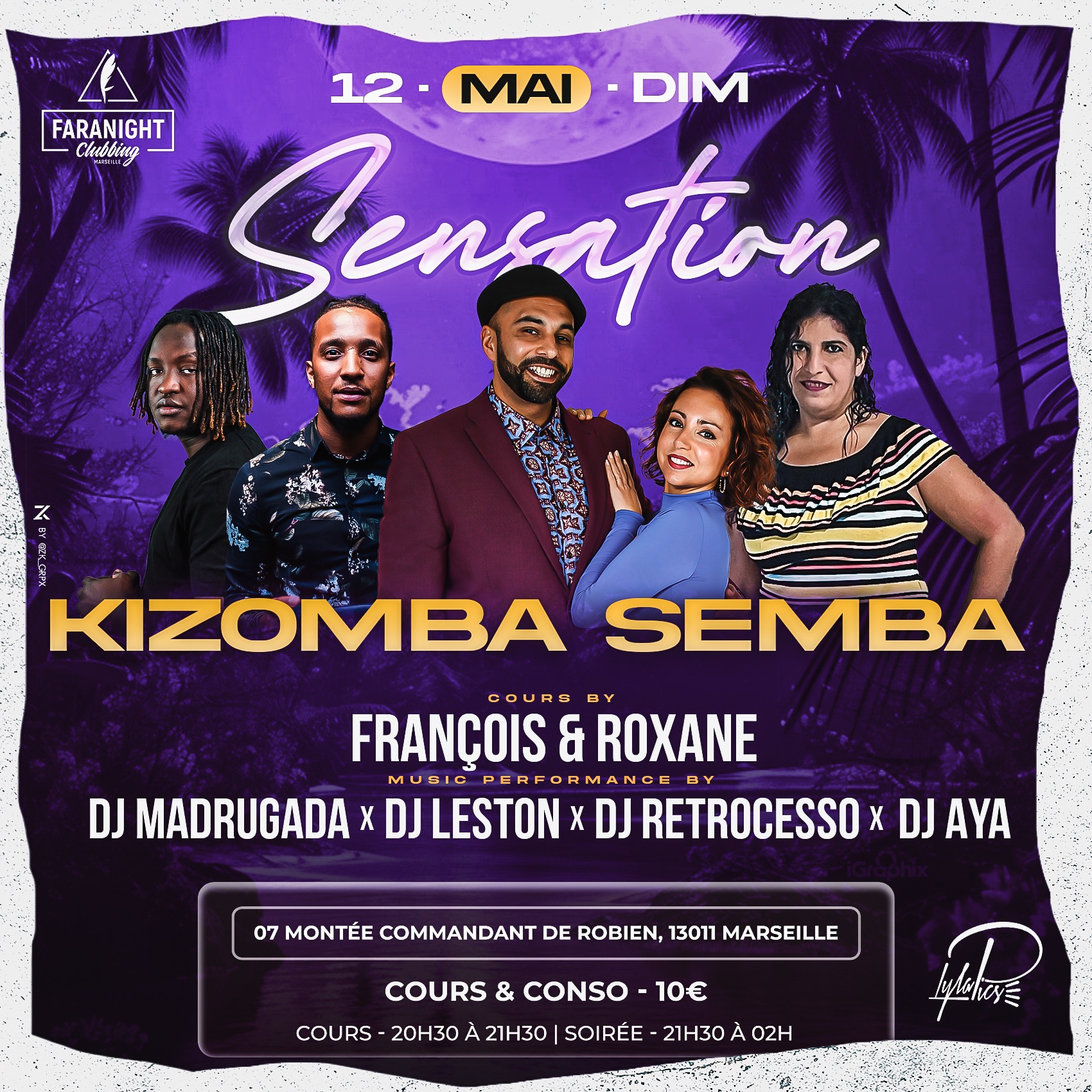Le Dimanche Sensation Semba Kizomba 2K24 : François & Roxane
