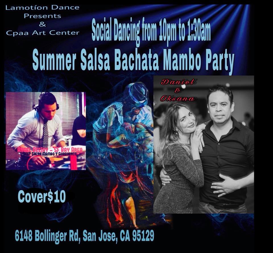 Salsa Bachata Mambo Summer Party at Cpaa