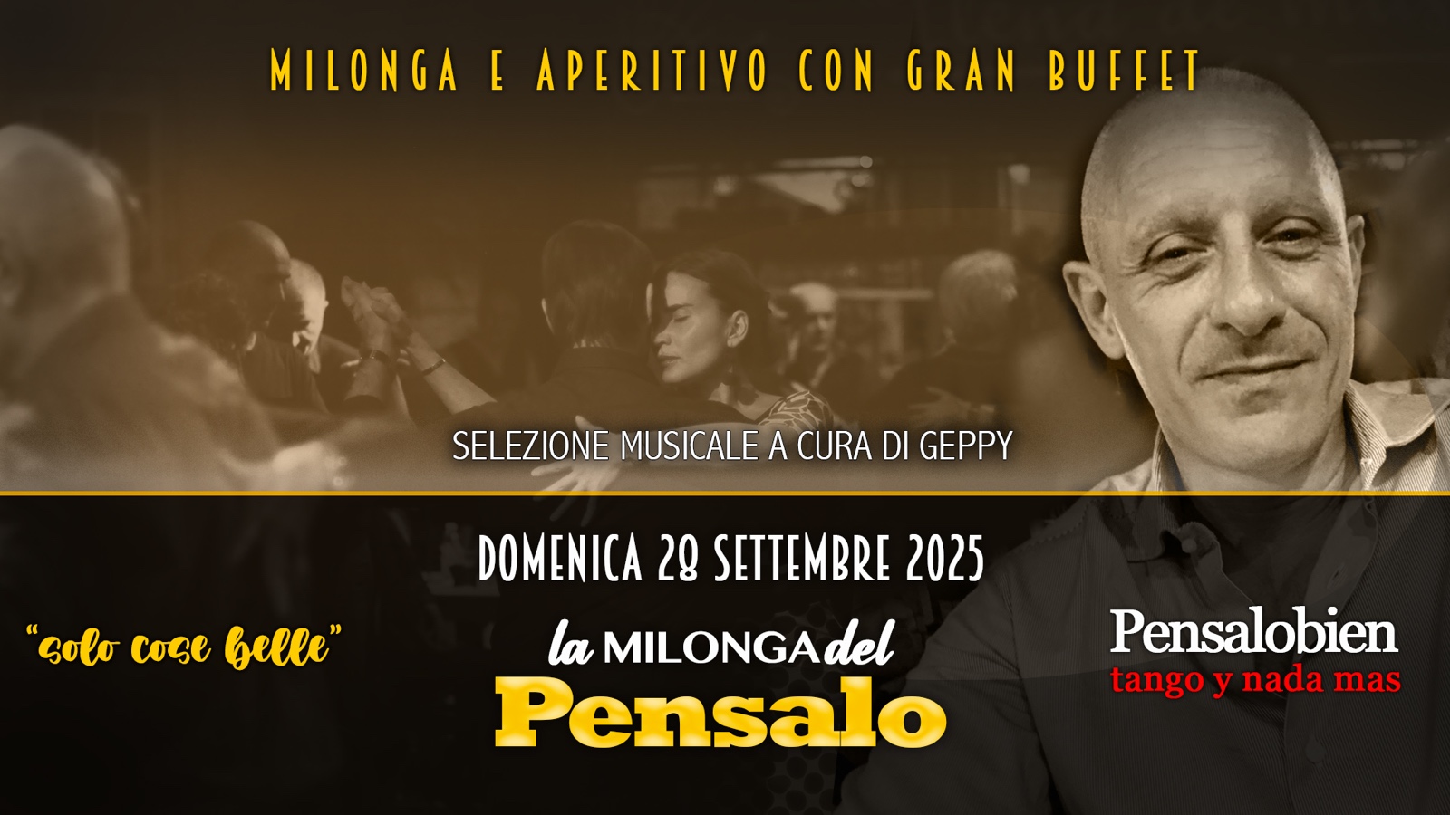 Domenica 28 Settembre dalle 19:00! Pensalo con cena a buffet