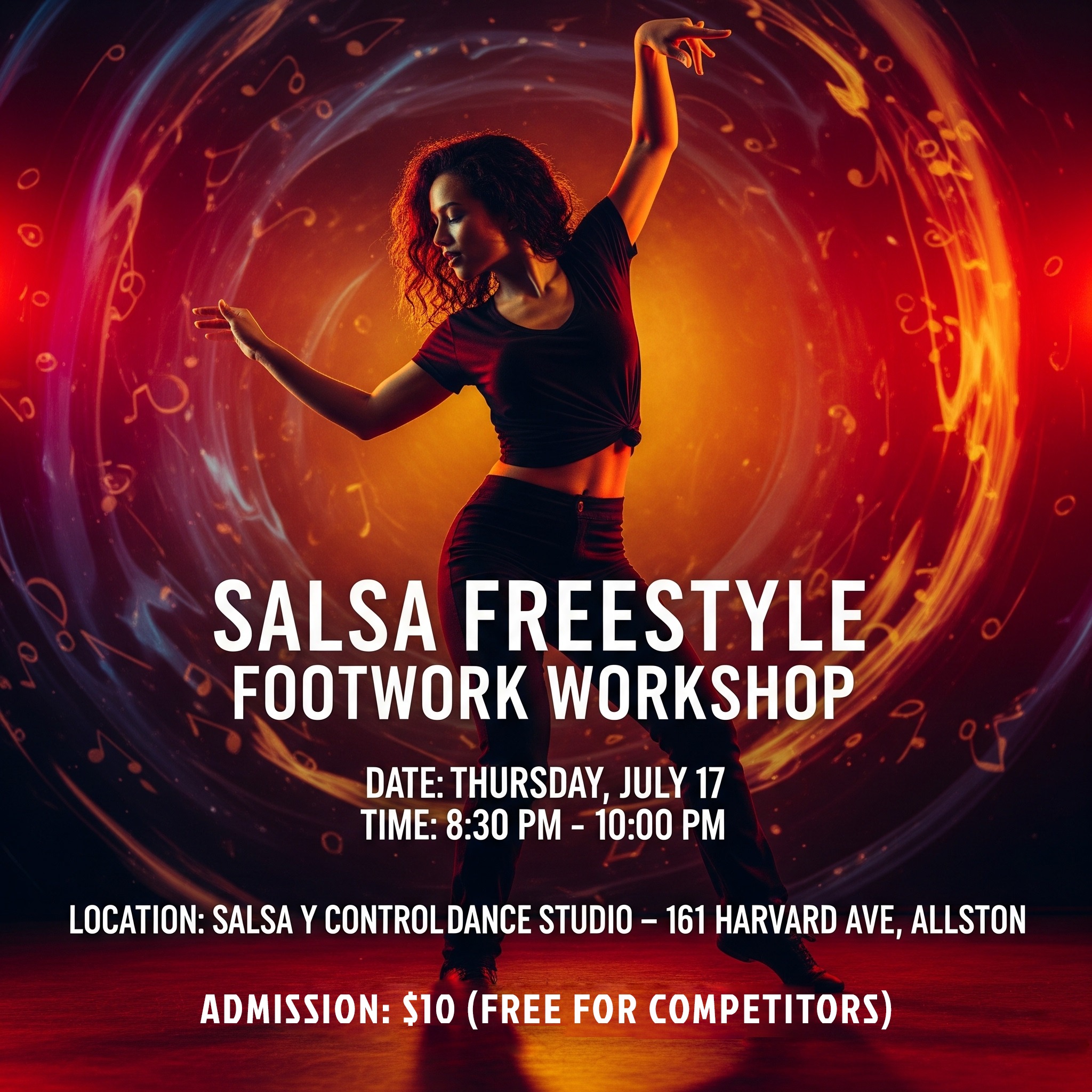 Salsa Freestyle Footwork Workshop (Salsa Workshop)