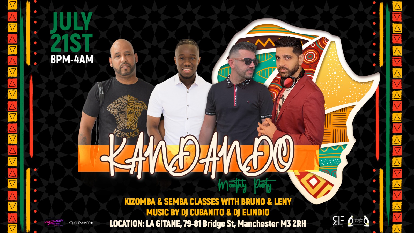 KANDANDO - Manchester Kizomba Monthly Party
