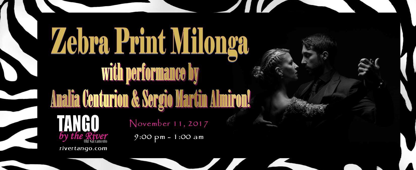Zebra Print Milonga!