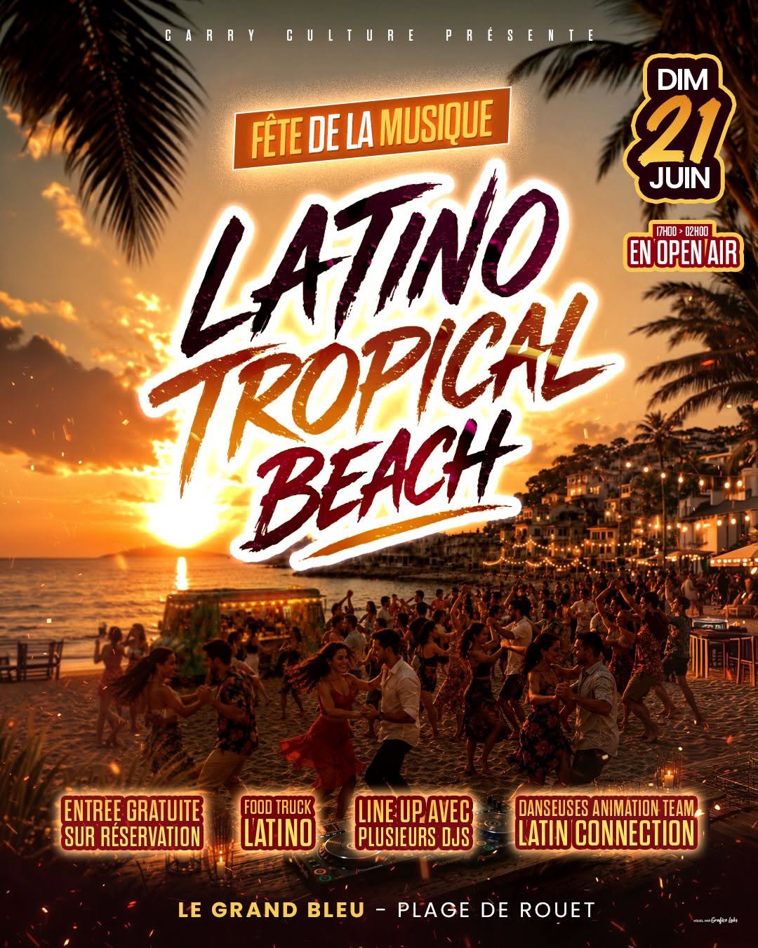 Fête de la musique : Latino Tropical Beach