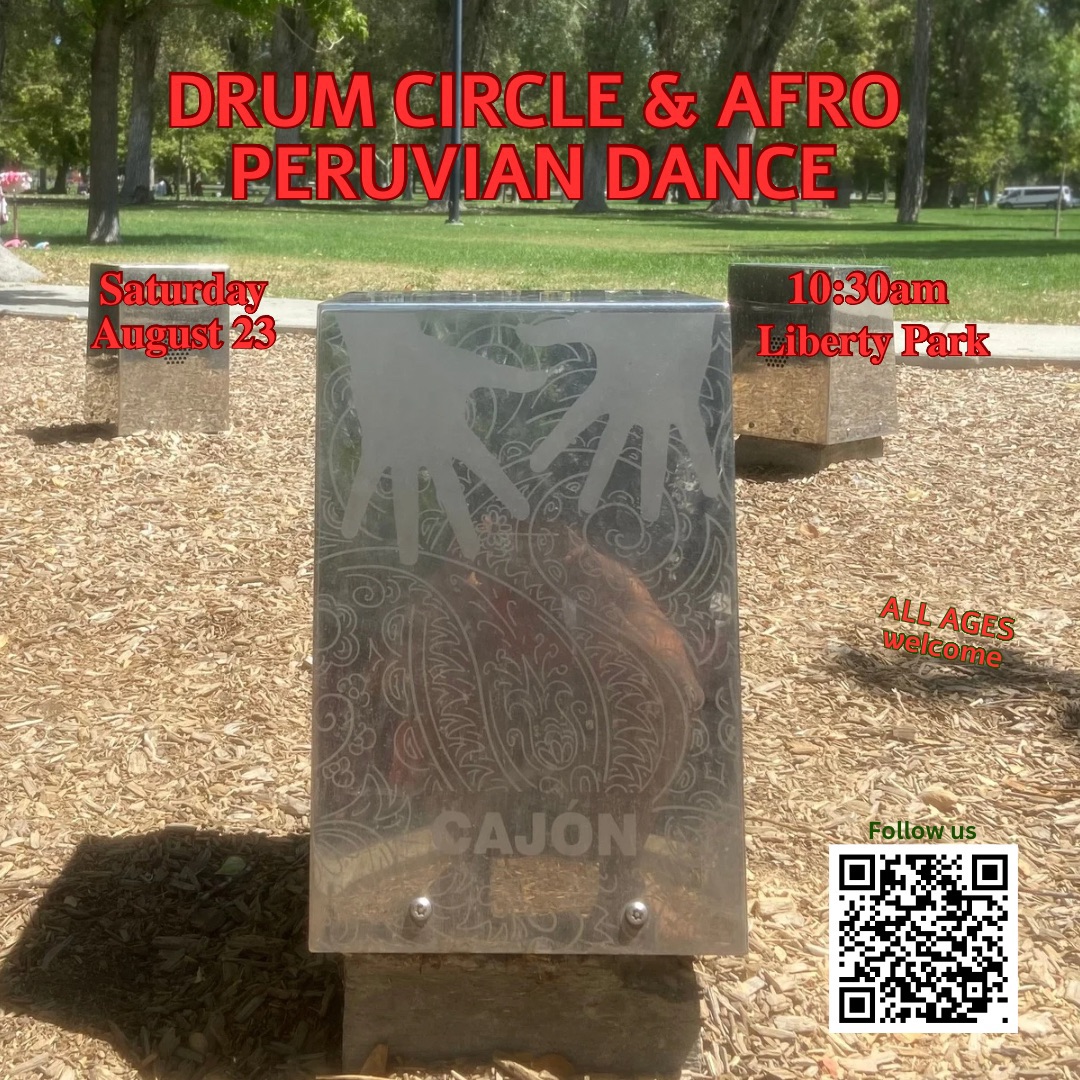 Drum circle and Afro Peruvian Dance