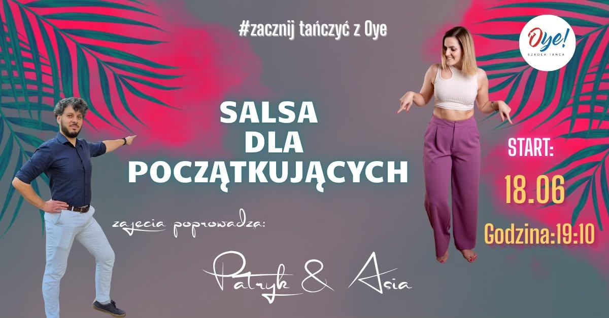 Salsa kubańska w parach dla początkujących na Pradze! W Szkole Tańca Oye!