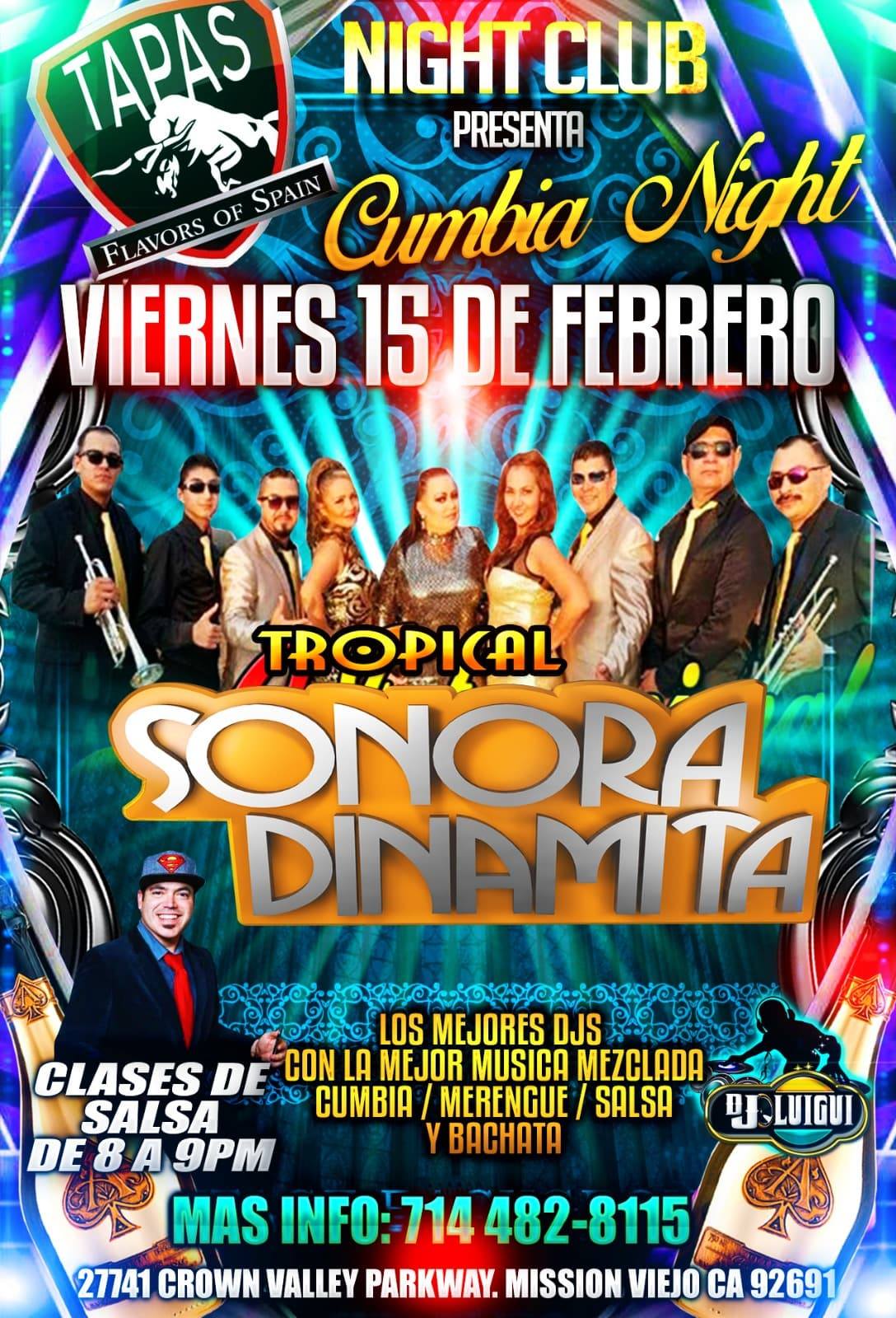 Sonora Dinamita Friday Live