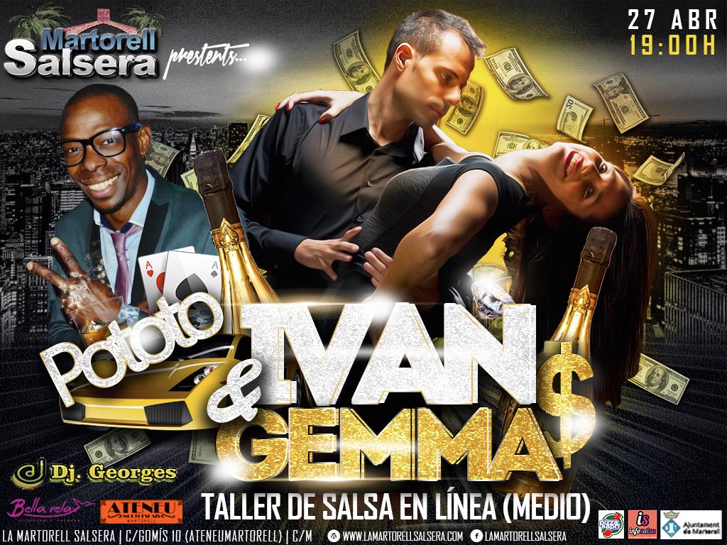 Taller de Salsa en línea con Ivan y Gemma!!