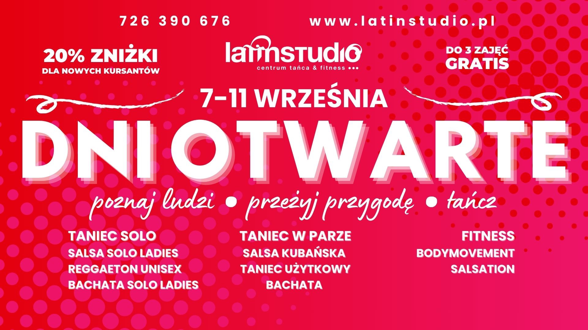 🔥DNI OTWARTE🔥 w Latin Studio ✨💃