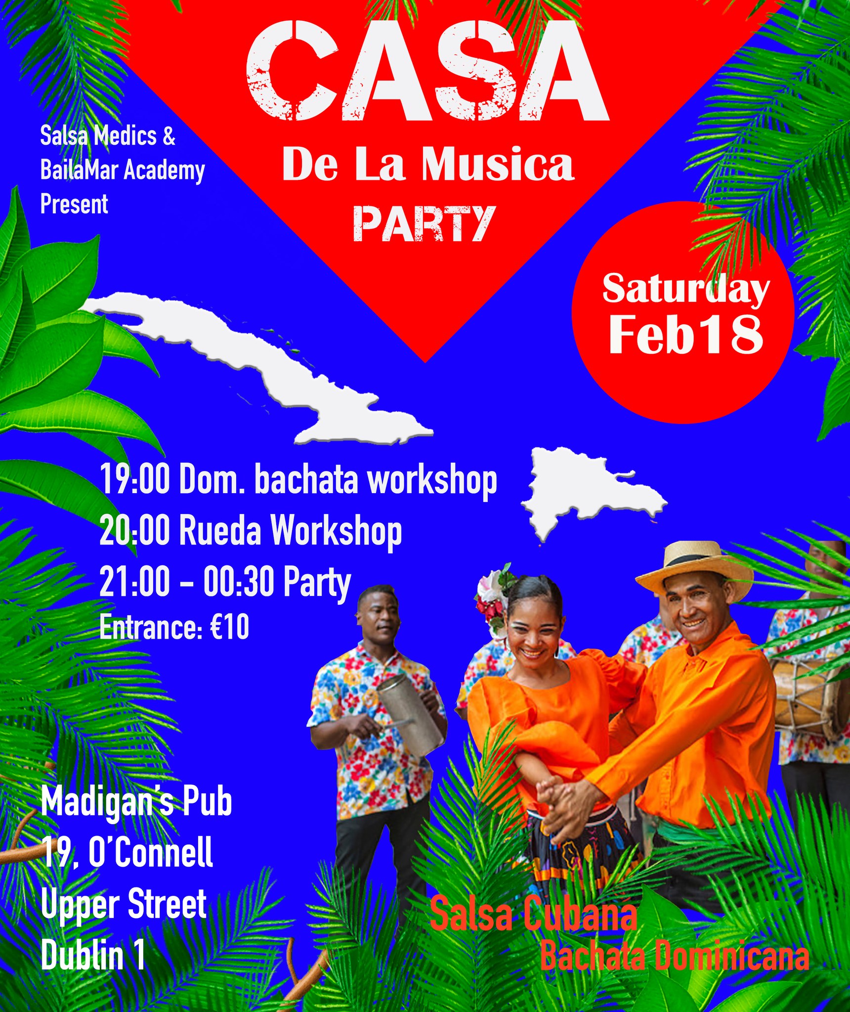 Casa De La Musica Party in Madigan's Pub