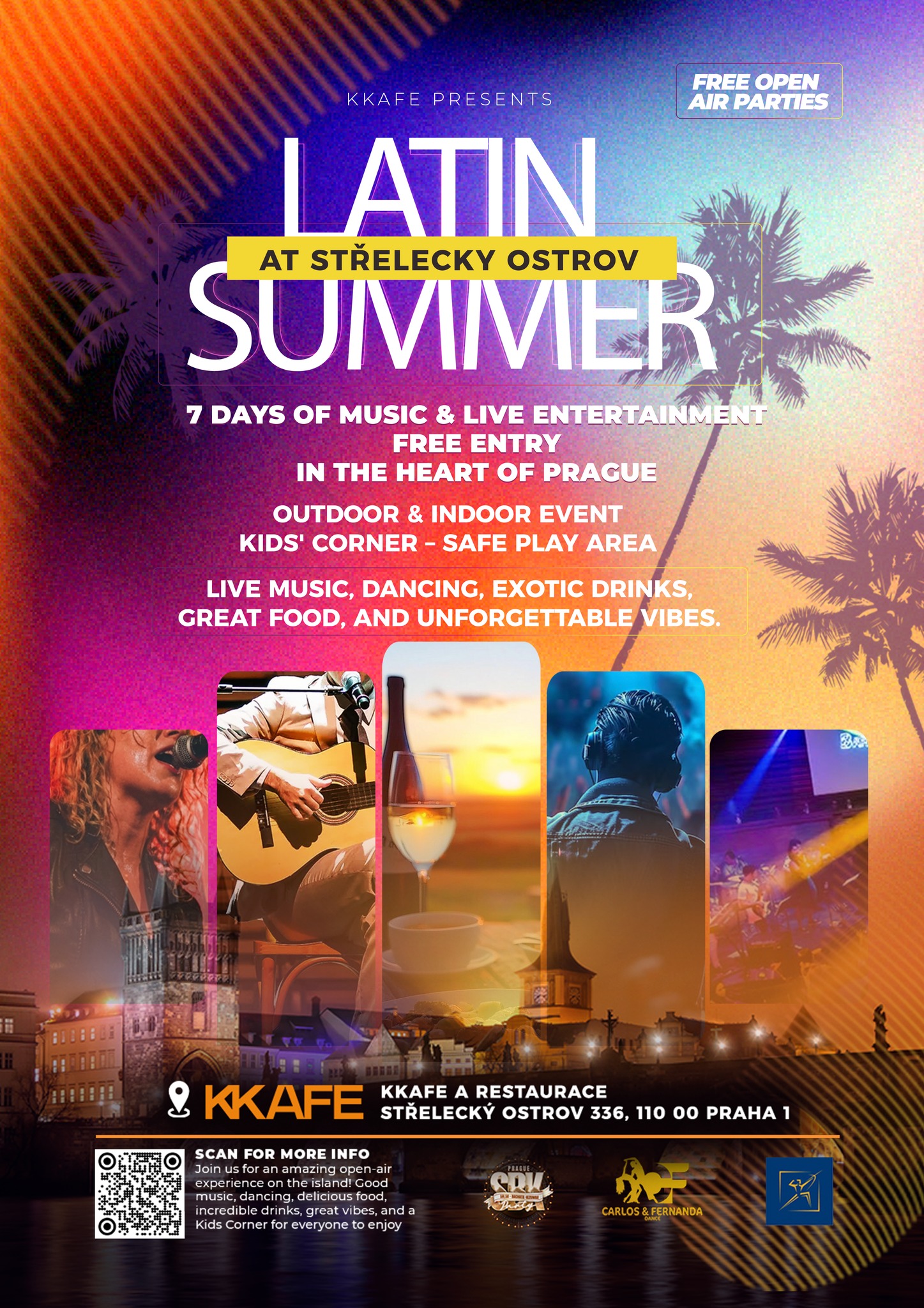 🎷 KKAFE SUNDAY JAZZ SUNSET FREE OPEN AIR JAZZ, BLUES & SOUL AT STŘELECKÝ OSTROV! 🌅🍷