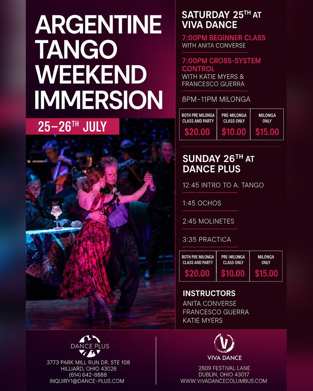 Argentine Tango Weekend Immersion
