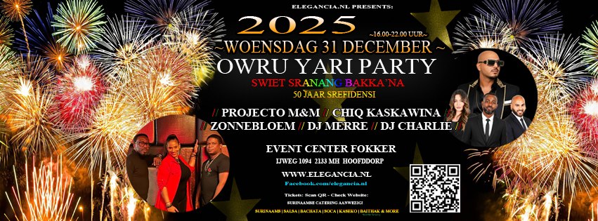 Elegancia Owru Yari Bakkana Party Hoofddorp