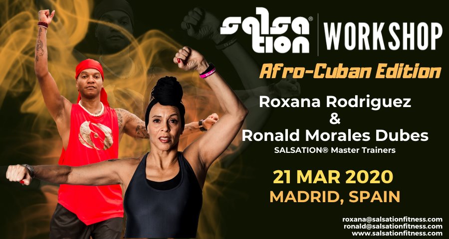 Salsation® Workshop with Roxana & Ronald in Madrid, Spain