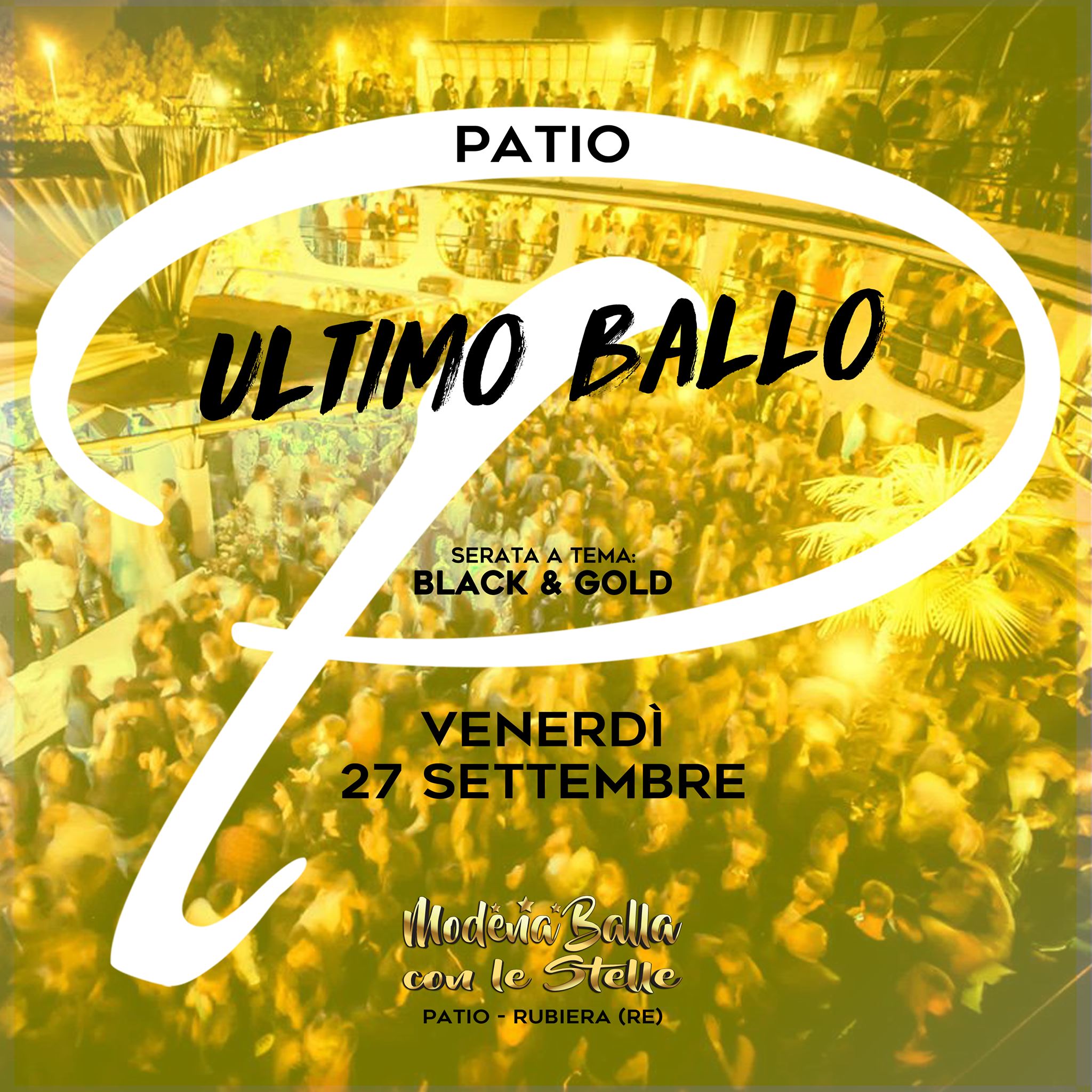 PATIO Ultimo Ballo - Black & Gold