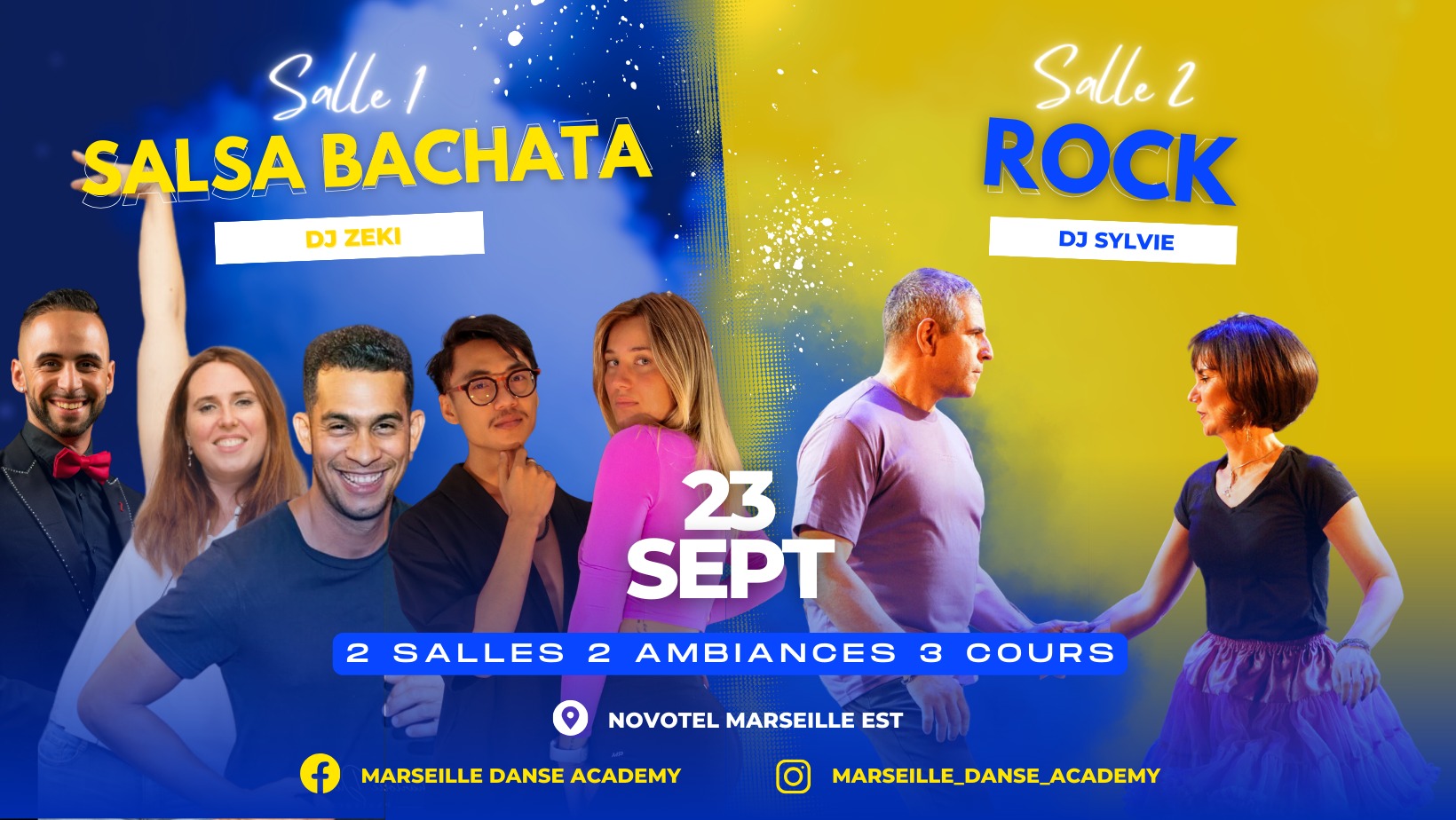 Soirée Novotel 2 salles 2 ambiances : SB et Rock