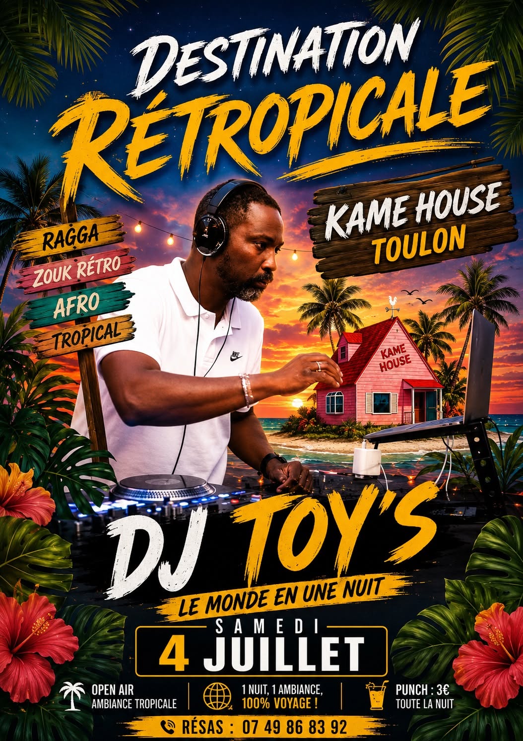 Dj Toy's @Kame House - Punch à 3€