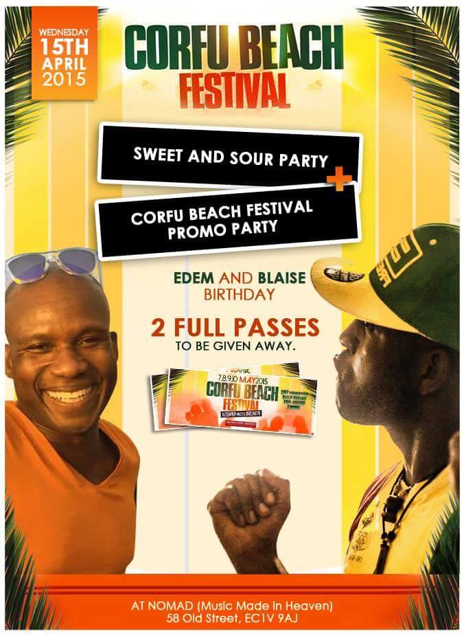 SweeT and SouR (Edem and Blaise) Birthday party @ NOMAD - Music Made In Heaven -