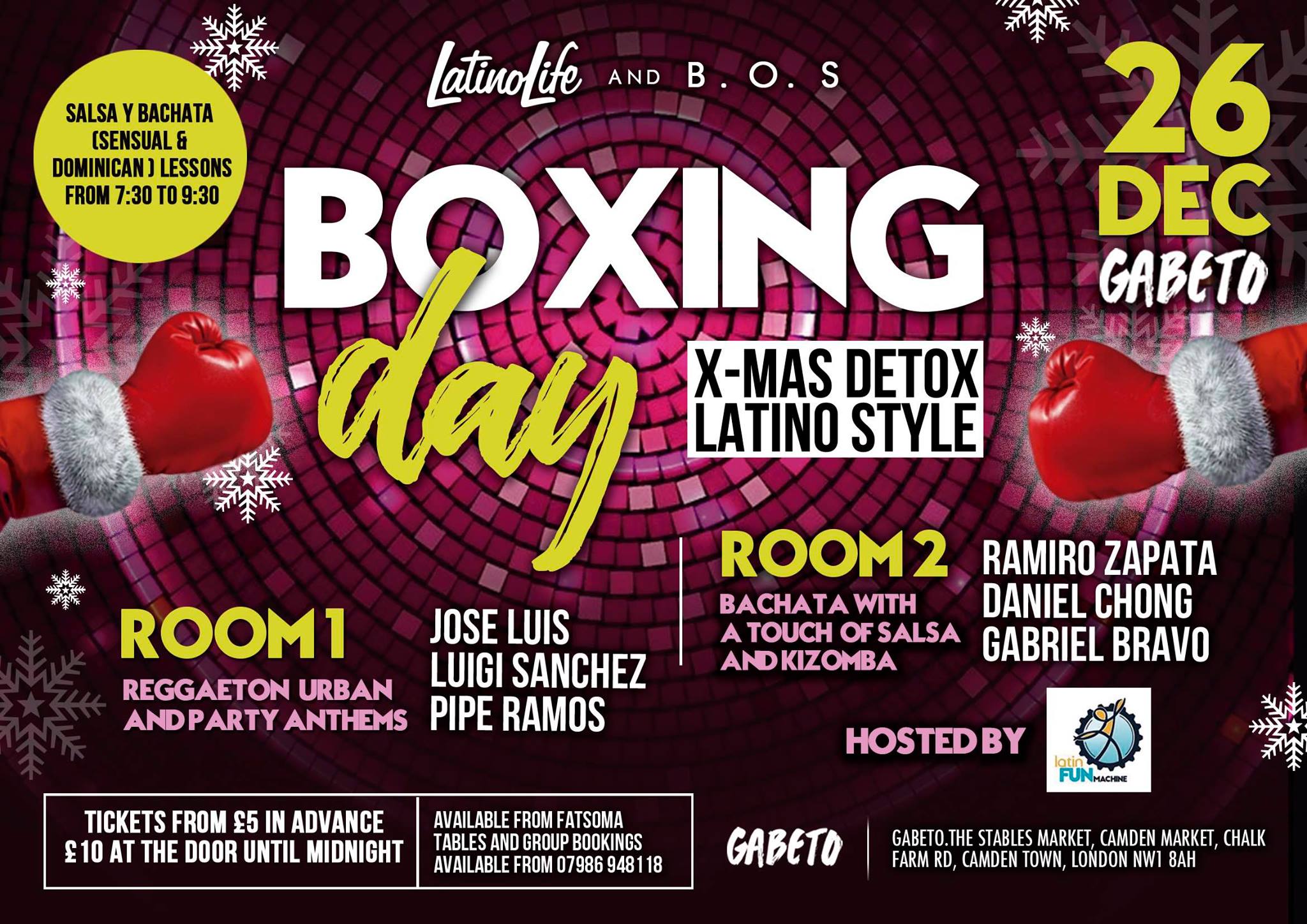 Boxing Day Latino Detox at Gabeto