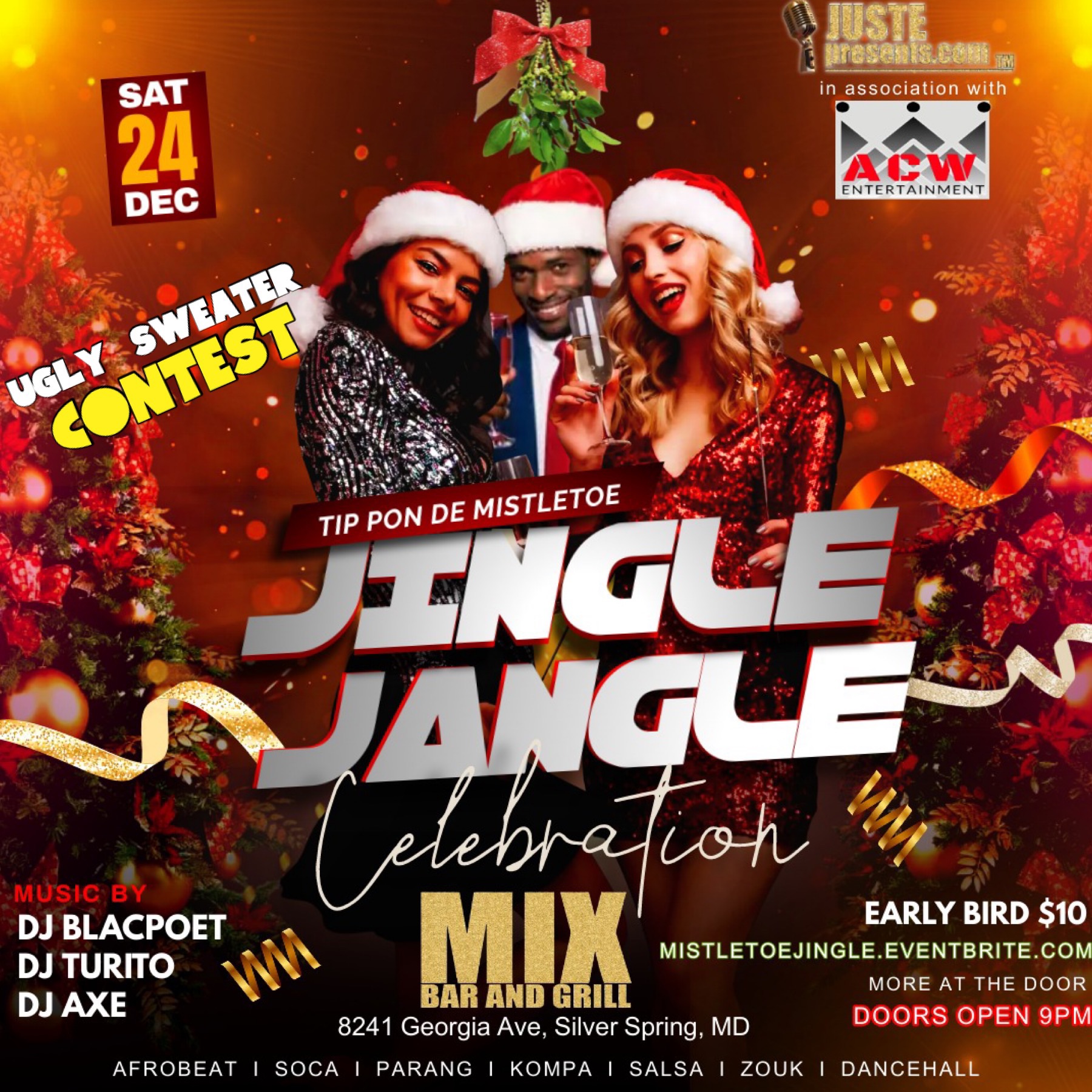 CHRISTMAS EVE SOCIAL::UGLY SWEATER JINGLE JANGLE