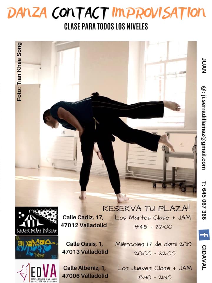 Clase + JAM Contact Improvisation