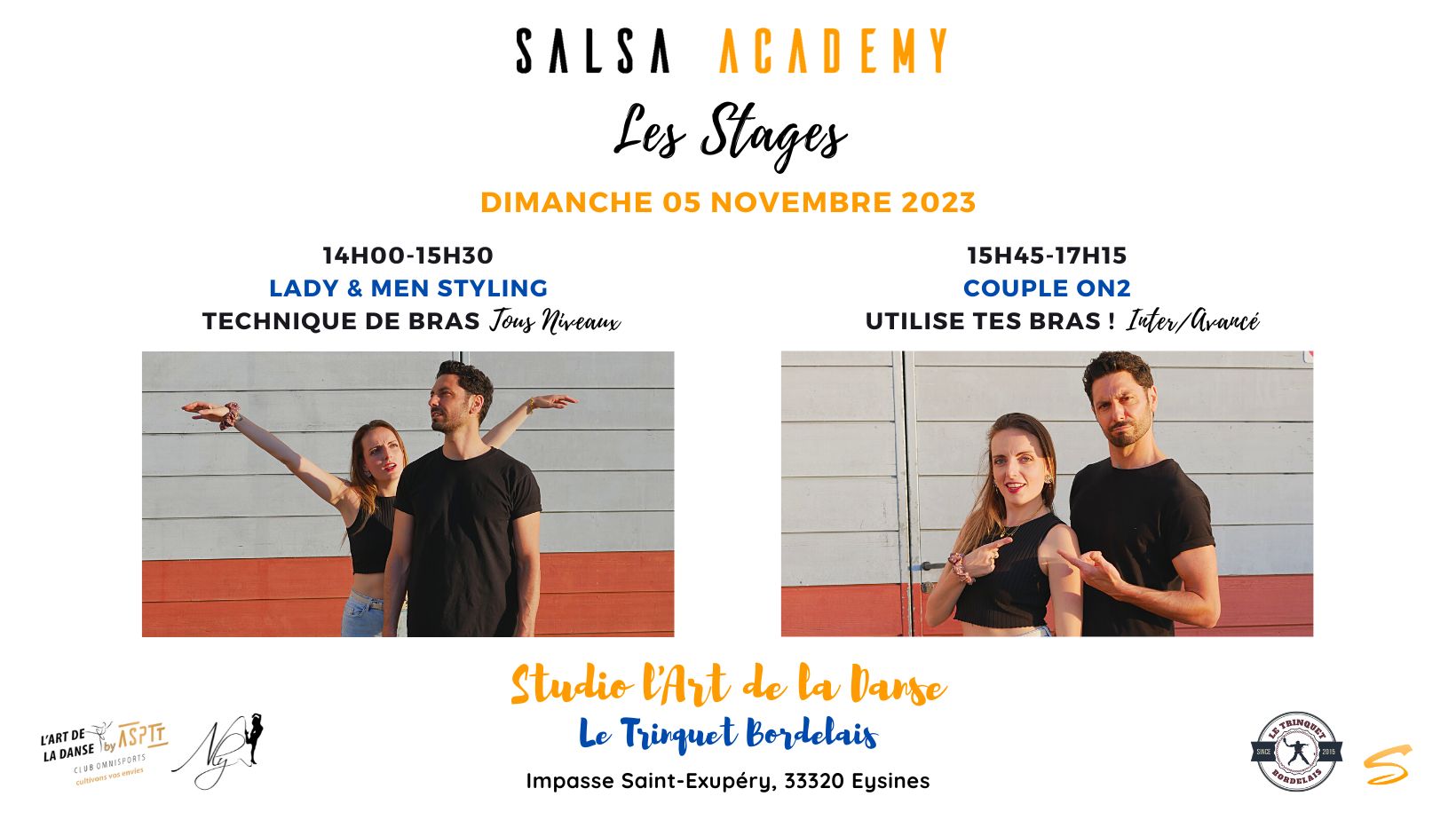 Stages de Perfectionnement avec Nelly et Romain !