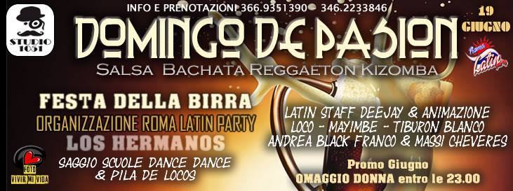 Domenica 19 Giugno "Studio 1051" #Domingodepasion