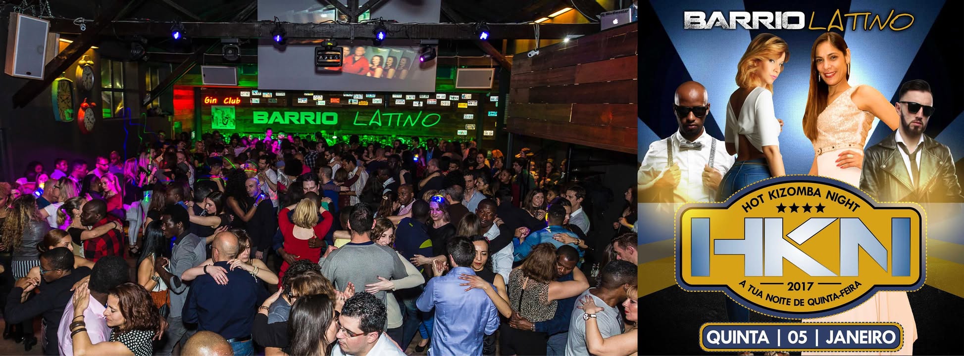 HOT Kizomba NIGHT Quinta-Feira 5 Janeiro - Barrio Latino
