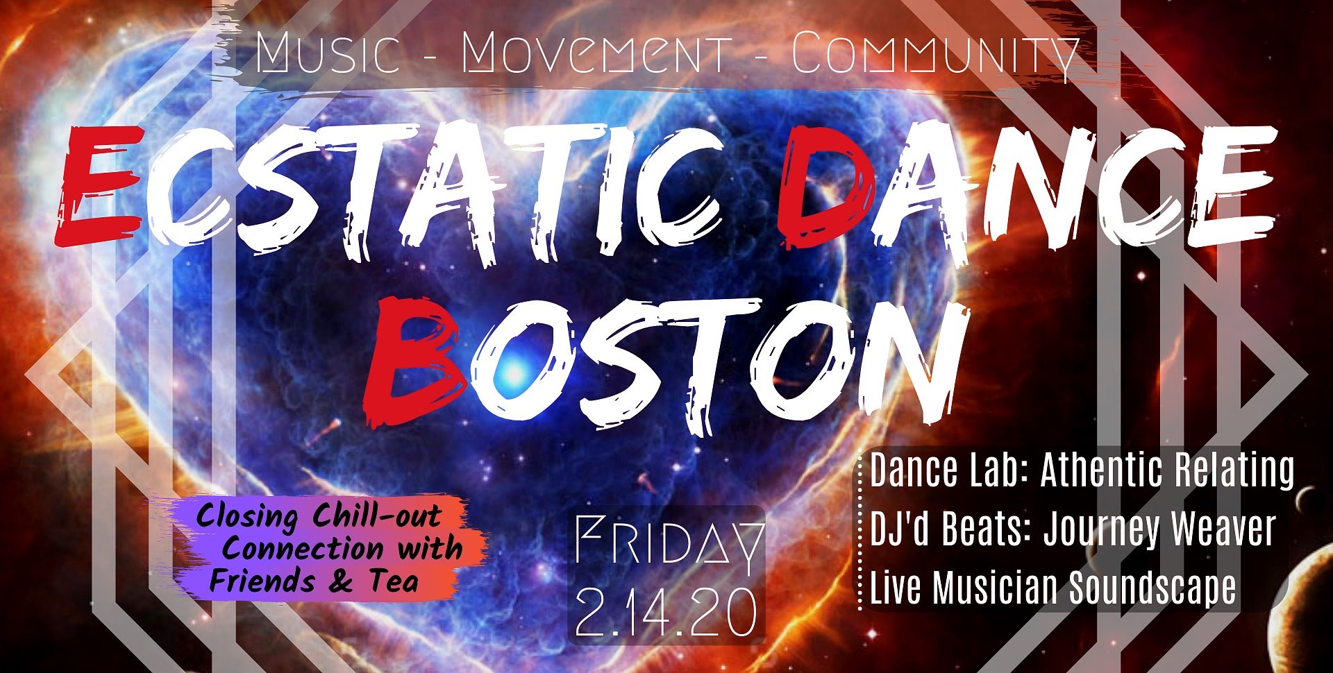 Ecstatic Dance Boston :: Cacao Ceremony & DJ Journey Weaver