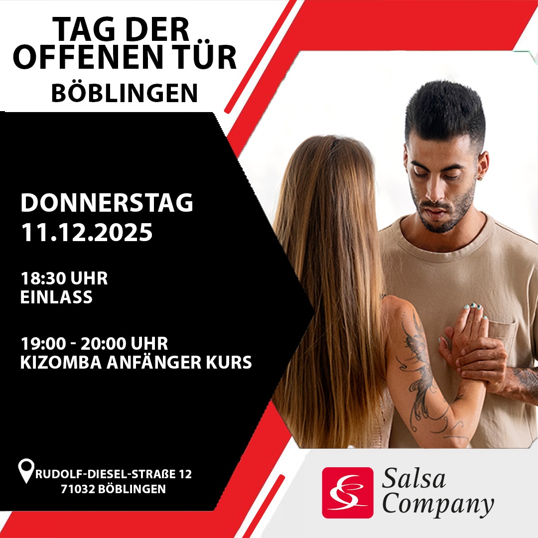 Kizomba Schnuppertag - Salsa Company Böblingen