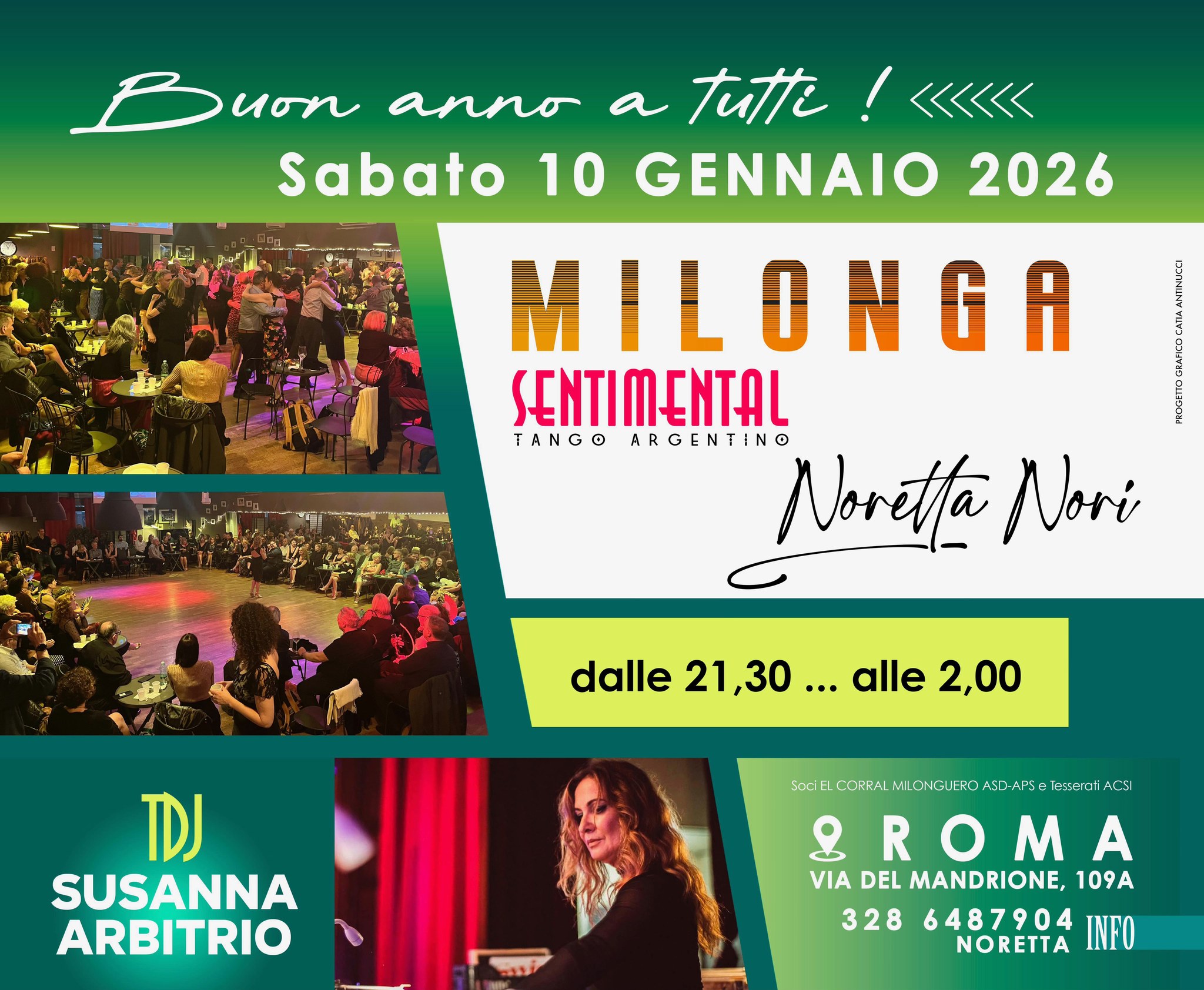 Milonga Sentimental, Happy New 2026 - TDJ Susanna Arbitrio