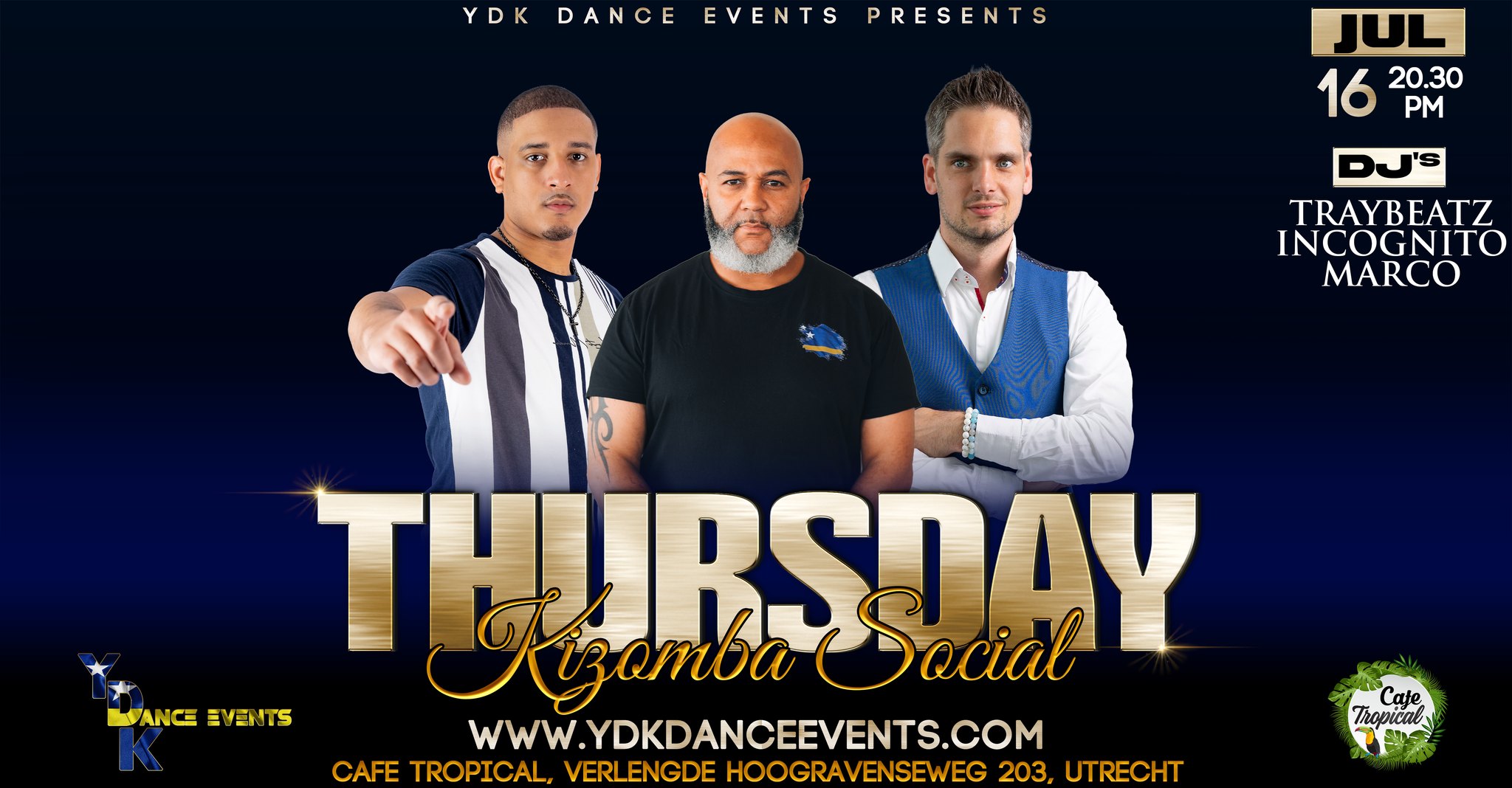 Thursday Kizomba Social Dj Traybeatz & Dj Incognito & Dj Marco