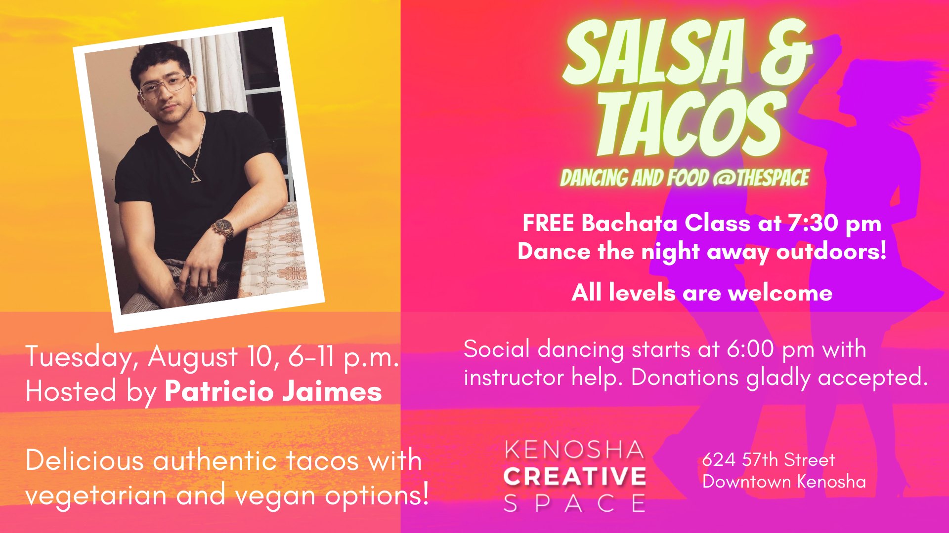Salsa and Tacos - Dancing and Food at the Space