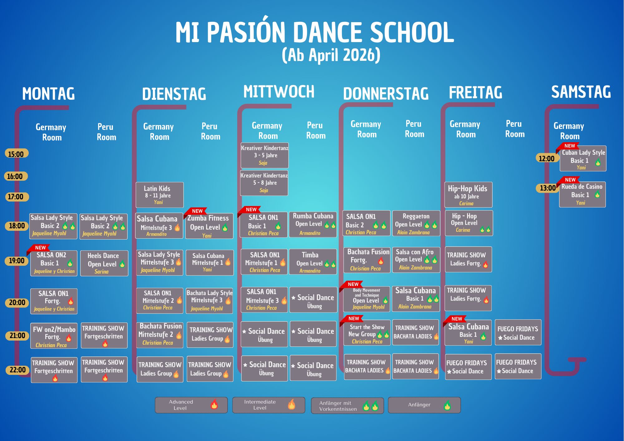 Mi Pasión Dance School - April 2026