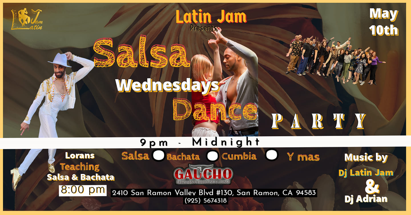 Salsa Party wednesday Salsa class Bachata class Social Party