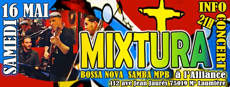 Soirée brésilienne à l'Alliance avec MIXTURA
